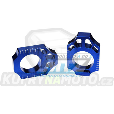 Dorazy osy zadního kola SCAR - Yamaha YZF250 / 12-24 + YZF450 / 10-24 - modré