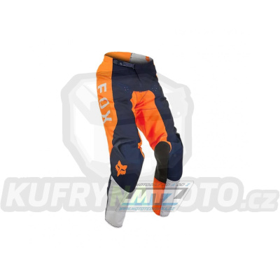 Kalhoty motokros FOX 180 Nitro - fluo oranžové - velikost 32