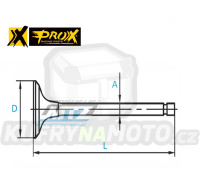 Ventil sací titanový Suzuki RMZ450 / 07