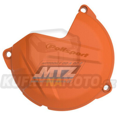 Kryt spojkového víka KTM 125SX+144SX+150SX / 01-15 + 125EXC+200EXC / 01-16 - (barva oranžová)