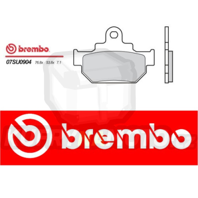 Brzdové destičky Brembo MAICO GP 500 r.v. Od 87 -  Originál směs Zadní