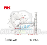 Kolečko řetězové (pastorek) 1901-13zubů RK - KTM 125+150+200+250+300+360+380SX+EXC + 250+350+400+450+500+520+525+530SXF+EXCF + SMR+Freeride + Husaberg TE+FE + Husqvarna TC+TE+FC+FE + Gas-Gas MC+MCF+EC+ECF + Beta RR + Maico+Polaris