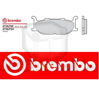 Brzdové destičky Brembo YAMAHA XVZ TF VENTURE STAR 1300 r.v. Od 99 -  směs Originál Přední