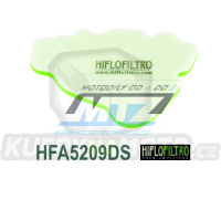 Filtr vzduchový HFA5209DS (HifloFiltro) - Adiva 125 AD+150 AD + Benelli 125 Adiva+150 Adiva + Derbi 125 Boulevard+150 Boulevard + Italjet 50 Torpedo 4T+125 Jet Set + Piaggio 50 Vespa ET4 4T+125 Skipper ST+150 Skipper ST