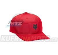 Čepice/Kšiltovka FOX dětská Lithotype 110 Snapback - červená