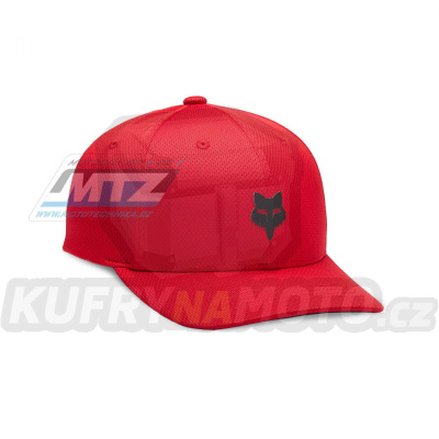 Čepice/Kšiltovka FOX dětská Lithotype 110 Snapback - červená