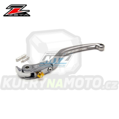 Páčka Spojky výklopná ZETA-PILOT (závodní provedení titan) - ZETA ZS61-2810 - Kawasaki H2 / 15-16 + Ducati Panigale 1299 / 15 + Panigale 1199 / 12-14 + Tricolore 1199 / 12-14 + Panigale 1199 R / 13-15 + Panigale 899 / 14-15 + STREETFIGHTER/S / 10-13