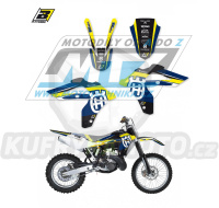 Polepy na motocykl (sada polepů Dream) Husqvarna CR125+WR125 / 06-08 + WR250 / 06-13 - typ polepů Dream4 - žlutá barevná varianta