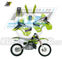 Polepy na motocykl (sada polepů Dream) Kawasaki KX500 / 88-04 - typ polepů Dream4