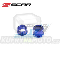 Rozpěrky na osu předního kola SCAR - Yamaha YZ125 / 08-23+YZ125X / 20+YZ250 / 08-23+YZ250X / 16-20+YZF250 / 07-13+YZF450 / 08-13 - modré