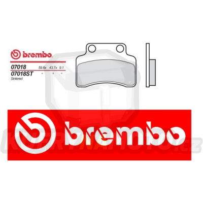 Brzdové destičky Brembo KYMCO HEROISM 50 r.v. Od 97 -  směs S T Přední