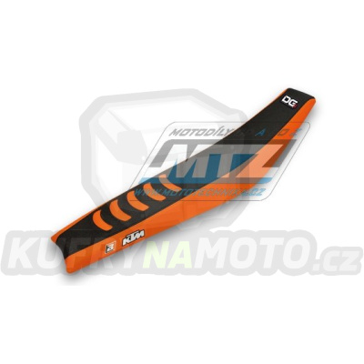 Potah sedla KTM EXC / 98-07 + SX+SXF / 98-06 - barva černo-oranžová - typ potahu DG3