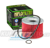 Filtr olejový HF401 (HifloFiltro) - Benelli  350+500 + Bimota  500+900+1000 + Honda  CB500+CB650+CB750 + GL1100 + Kawasaki  EX250 + Z400+ZX550+KZ750+ZX750 + KZ1000+ZX1000+ZRX1200 + Yamaha  FZR750+FZR1000+XJR1200