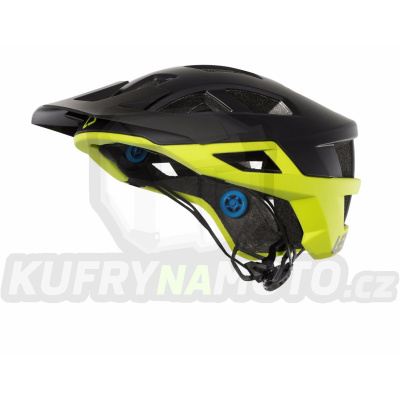 LEATT přilba cyklistická MODEL DBX 2.0 GRANITE/LIME barva černá/žlutá FLUO velikost M 55-59cm+C82