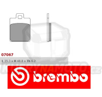 Brzdové destičky Brembo PIAGGIO LIBERTY 150 r.v. Od 99 -  směs XS Přední