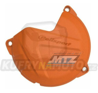 Kryt spojkového víka KTM 125SX+150SX / 16-22 + 125EXC+150EXC+200EXC+125XCW+150XCW+200XCW / 17-20 + Husqvarna TC125 / 16-20 + TE125 / 17-20 - (barva oranžová)