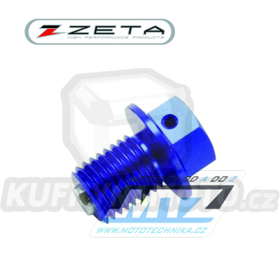 Magnetický výpustný šroub M14x14mm (závit 1,5) - ZETA ZE58-1622 - Honda + Yamaha - modrý