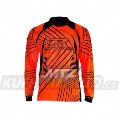 Dres motokros PROGRIP 7010 MX-JERSEY - oranžový FLUO - velikost M