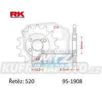 Kolečko řetězové (pastorek) 1908-15zubů RK - KTM 390 Adventure + 390 Duke + 390RC + Husqvarna 401 Svartpilen + 401 Vitpilen