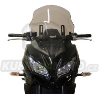 Plexi plexisklo MRA Kawasaki Versys 1000 2015 - typ turistický T černé