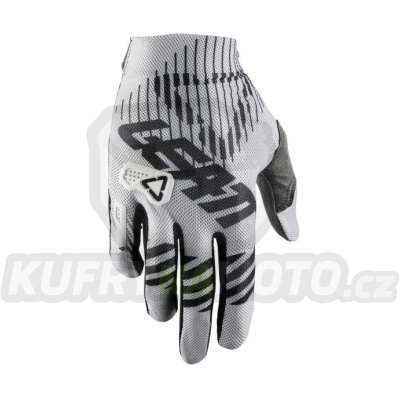 LEATT rukavice CROSS MODEL GPX 2.5 X-FLOW WHITE barva bílá/černá velikost S