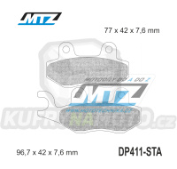 Destičky brzdové DP411-STA - směs Standard