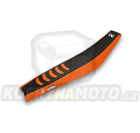 Potah sedla KTM EXC+EXCF / 17-19 + SX+SXF / 16-18 - barva černo-oranžová - typ potahu DG3