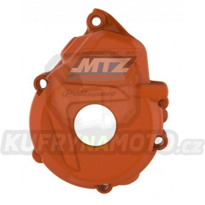 Kryt víka zapalování KTM 250EXCF+350EXCF / 17-23 + Husqvarna FE250+FE350 / 17-23 + Gas-Gas ECF250+ECF350 - oranžové