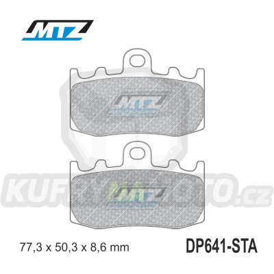 Destičky brzdové DP641-STA - směs Standard