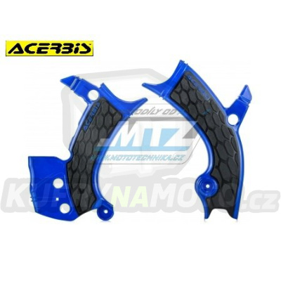 Kryty rámu Yamaha YZF250 / 19-23 + YZF450 / 18-22 + WRF450 / 19-23 + WRF250 / 20-24 - barva modro-černá