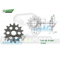 Kolečko řetězové (pastorek) 0522-15zubů ESJOT 50-30007-15 - Kawasaki KZ1000 + Z1000 + GPZ1100 + KZ1100 + Z1100R