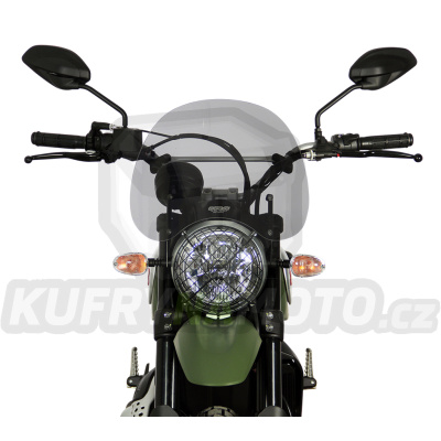 Plexi plexisklo MRA Ducati Scrambler 800 všechny r.v. typ turistické NT černé