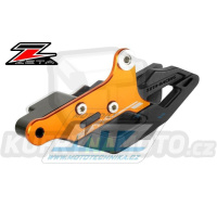 Vodítko řetězu kompletní - ZETA ZE82-1403 - KTM SX+SXF+85SX + EXC+EXCF + Husqvarna TC+FC + TE+FE + Husaberg + Gas-Gas EC+ECF+MC+MCF+EX+EXF + Sherco SE+SEF / 12-25 - oranžové