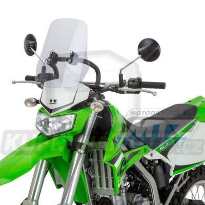 Sada plexi štítu proti větru - ZETA ZE70-1101 - Kawasaki KLX250+D-TRACKER X / 08-20 + KLX300 / 23 + KLX300SM / 22-23