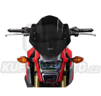 Moto plexi MRA Honda MSX 125 2016 - typ spoiler S kouřové