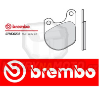 Brzdové destičky Brembo HARLEY DAVIDSON XLCH 1000 r.v. Od 78 - 80 směs Originál Přední