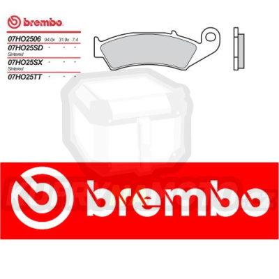 Brzdové destičky Brembo HONDA NX 250 r.v. Od 88 - 90 směs Originál Přední