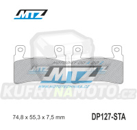 Destičky brzdové DP127-STA - směs Standard