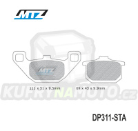 Destičky brzdové DP311-STA - směs Standard