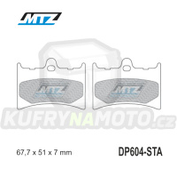 Destičky brzdové DP604-STA - směs Standard