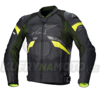 bunda GP PLUS R RIDEKNIT, TECH-AIR 5 kompatibilní, ALPINESTARS (černá/žlutá fluo) 2023