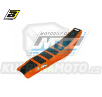 Potah sedla KTM EXC / 98-07 + SX+SXF / 98-06 - barva černo-oranžová - typ potahu ZEBRA