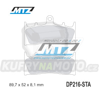 Destičky brzdové DP216-STA - směs Standard