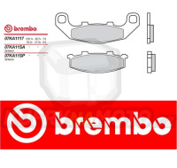 Brzdové destičky Brembo KAWASAKI XANTHUS 400 r.v. Od 92 -  směs Originál Přední