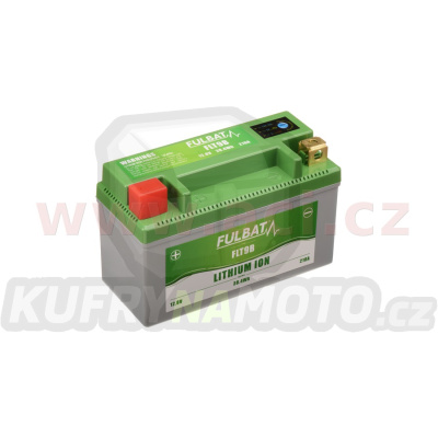 lithium battery  LiFePO4  YT7B-BS, YT9B-BS FULBAT  12V, 4Ah, 240A, weight 0,56 kg, 150x65x93