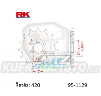 Kolečko řetězové (pastorek) 1129-11zubů RK - Derbi 50GPR+50GPR Nude + 50Senda + Bultaco Lobito+Astro + Gilera GP+Zulu+RCR