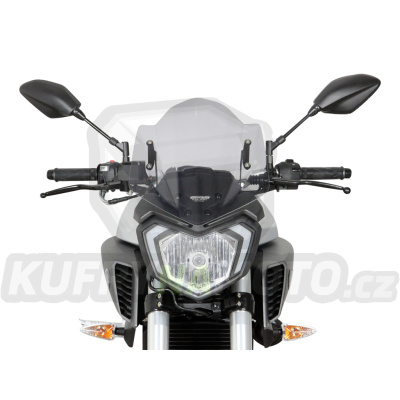 Moto plexi MRA Yamaha MT – 125 2015 - typ racing NRM kouřové