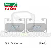 Destičky brzdové DP410-LUSV TRW Lucas MCB622SV - směs Sinter Road