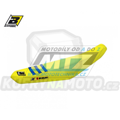 Potah sedla Suzuki RMZ250 / 10-18 - barva žlutá - typ potahu Replica Suzuki Restyle