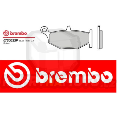 Brzdové destičky Brembo SUZUKI GSR 600 r.v. Od 06 -  SP směs Zadní